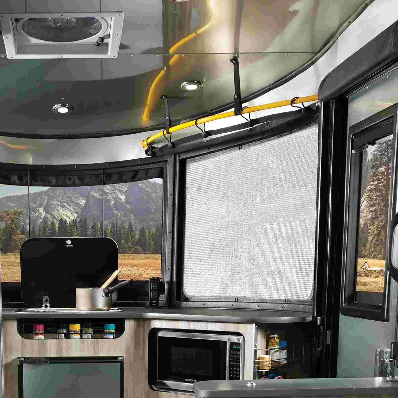 Крышка лобового стекла, плотные шторы, солнцезащитный козырек, шторка для двери прицепа для автомобиля Изображение 4