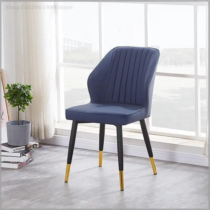 Роскошные скандинавские эргономичные обеденные стулья, комод для отдыха, Дизайнерская кухня, стулья для гостиной, письменный стол, дизайнерская мебель XY50DC Изображение 2