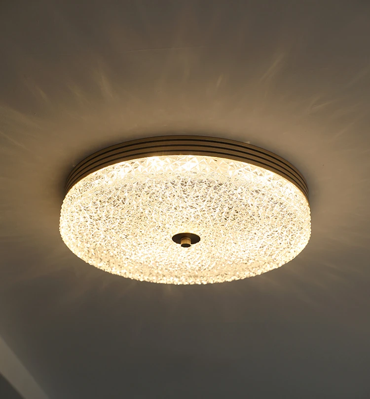 Потолочный светильник с роскошной золотой защитой для глаз, современный простой светильник для кабинета в спальне Изображение 0