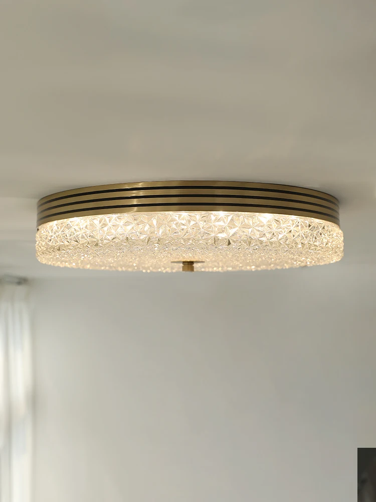Потолочный светильник с роскошной золотой защитой для глаз, современный простой светильник для кабинета в спальне Изображение 2