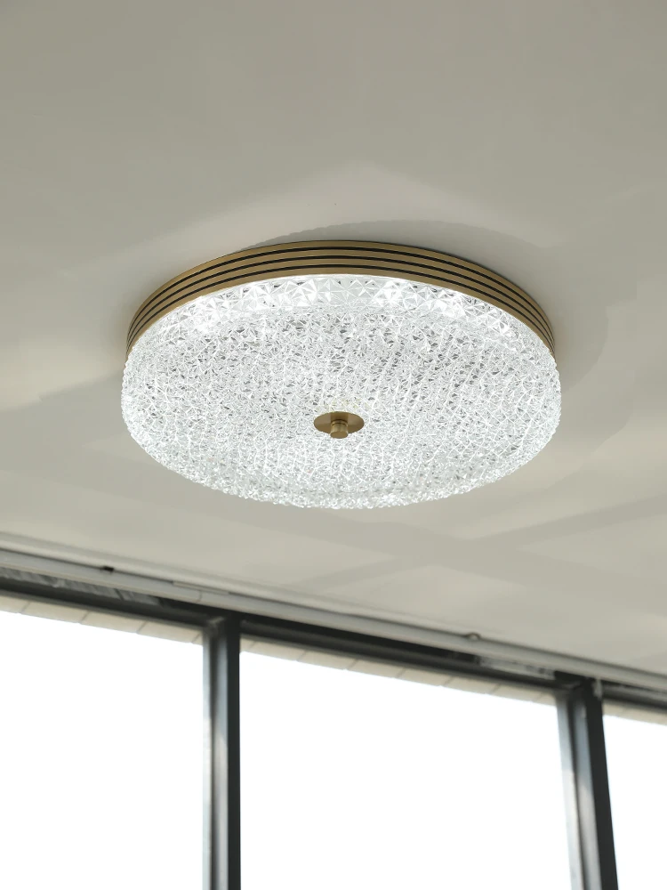 Потолочный светильник с роскошной золотой защитой для глаз, современный простой светильник для кабинета в спальне Изображение 4