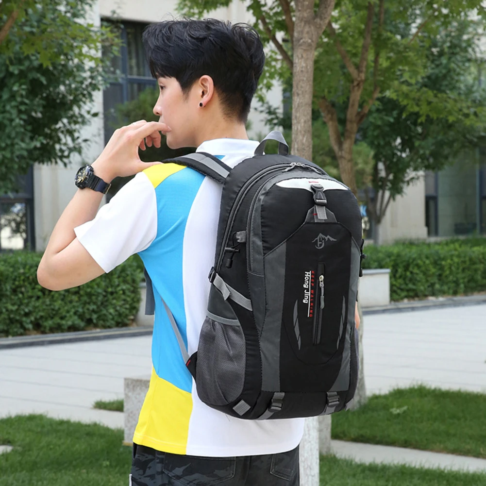 40-литровые нейлоновые водонепроницаемые дорожные рюкзаки, спортивная сумка для активного отдыха, Походный тактический рюкзак для мужчин и женщин, треккинговые сумки Изображение 2