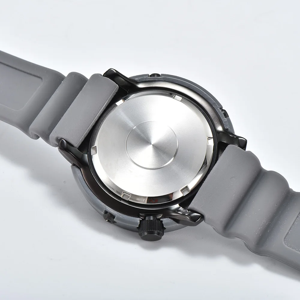OUMASHI 42 мм Мужские часы с консервированным тунцом Night Glow NH35 Sport Mod Со Стерильным циферблатом Мужские Повседневные часы Изображение 3