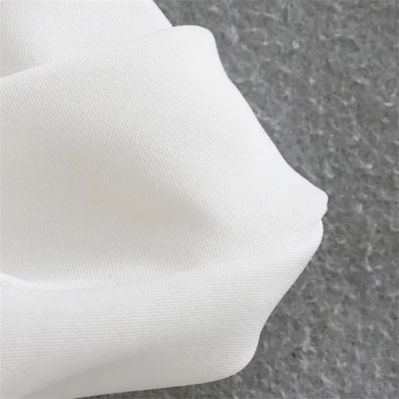 KEYANKETIAN, Новый летний асимметричный дизайн на одно плечо, Белые короткие топы на бретелях, женские топы с милыми бантами, укороченные топы, халат, леди Изображение 5