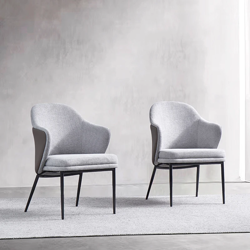 Дизайнерский роскошный обеденный стул Nordic Accent, современный эргономичный деревянный стул, кресло из искусственной кожи Sedie Sala Da Pranzo Furniture YY50DC Изображение 0