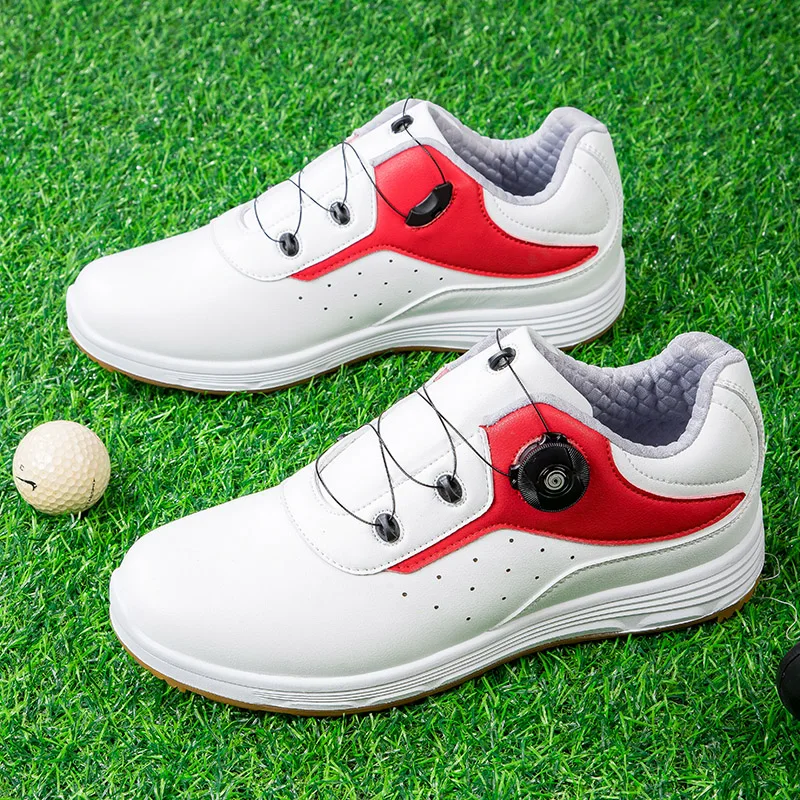 Новая роскошная мужская и женская обувь для гольфа, профессиональная мужская обувь для гольфа, Мужская обувь для гольфа, Мужская обувь для гольфа, Размер 36-47 Изображение 0