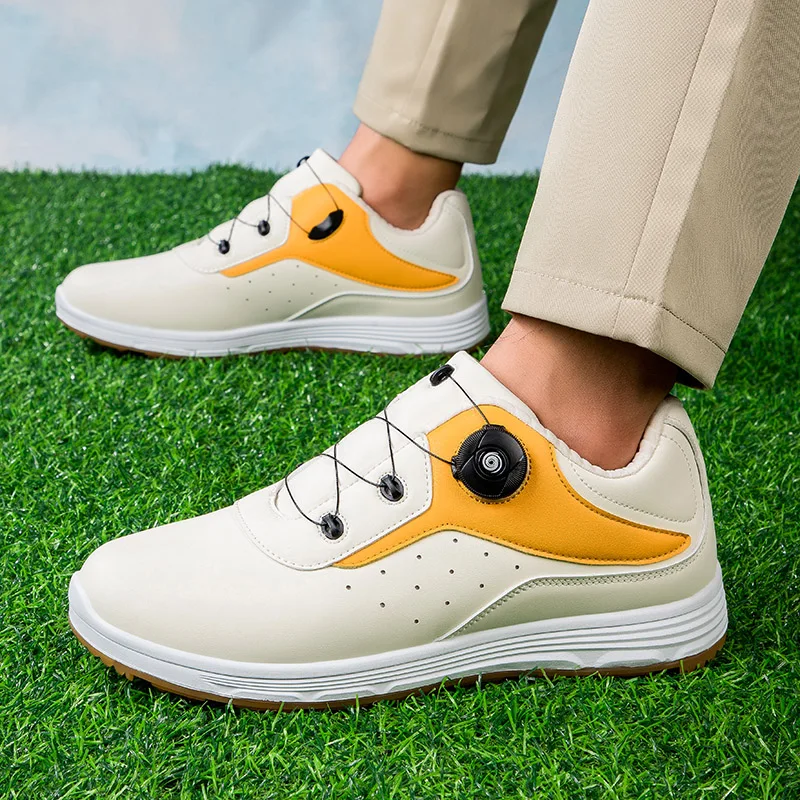 Новая роскошная мужская и женская обувь для гольфа, профессиональная мужская обувь для гольфа, Мужская обувь для гольфа, Мужская обувь для гольфа, Размер 36-47 Изображение 3