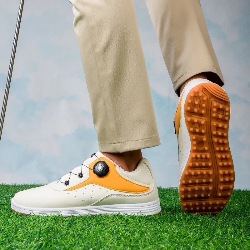 Новая роскошная мужская и женская обувь для гольфа, профессиональная мужская обувь для гольфа, Мужская обувь для гольфа, Мужская обувь для гольфа, Размер 36-47 Изображение 4