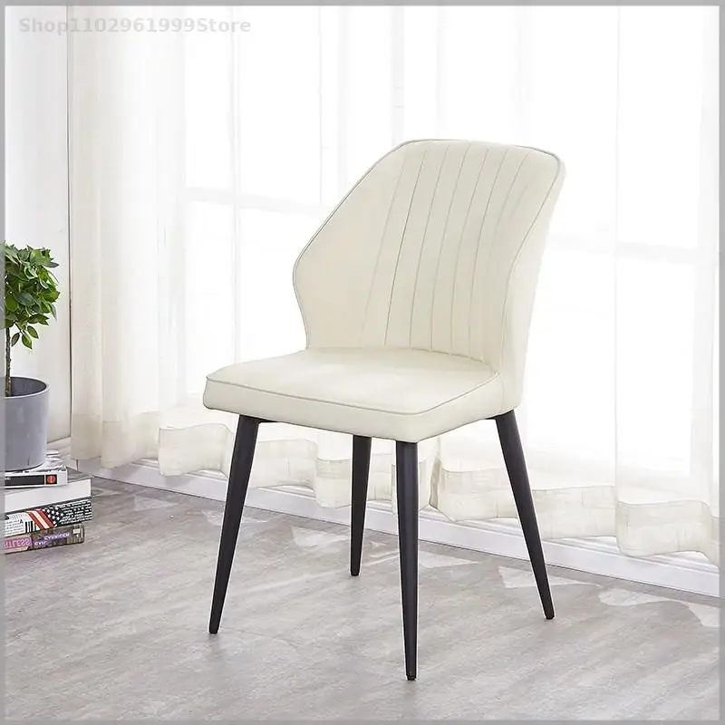 Роскошные скандинавские эргономичные обеденные стулья, комод для отдыха, Дизайнерская кухня, стулья для гостиной, письменный стол, дизайнерская мебель XY50DC Изображение 4