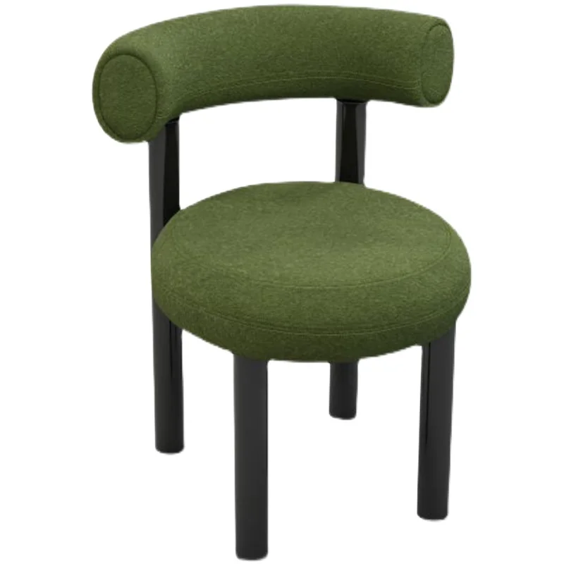 Скандинавский дизайнерский домашний обеденный стул, Бархатный офисный стул, смелый стул, современный табурет для макияжа Изображение 0