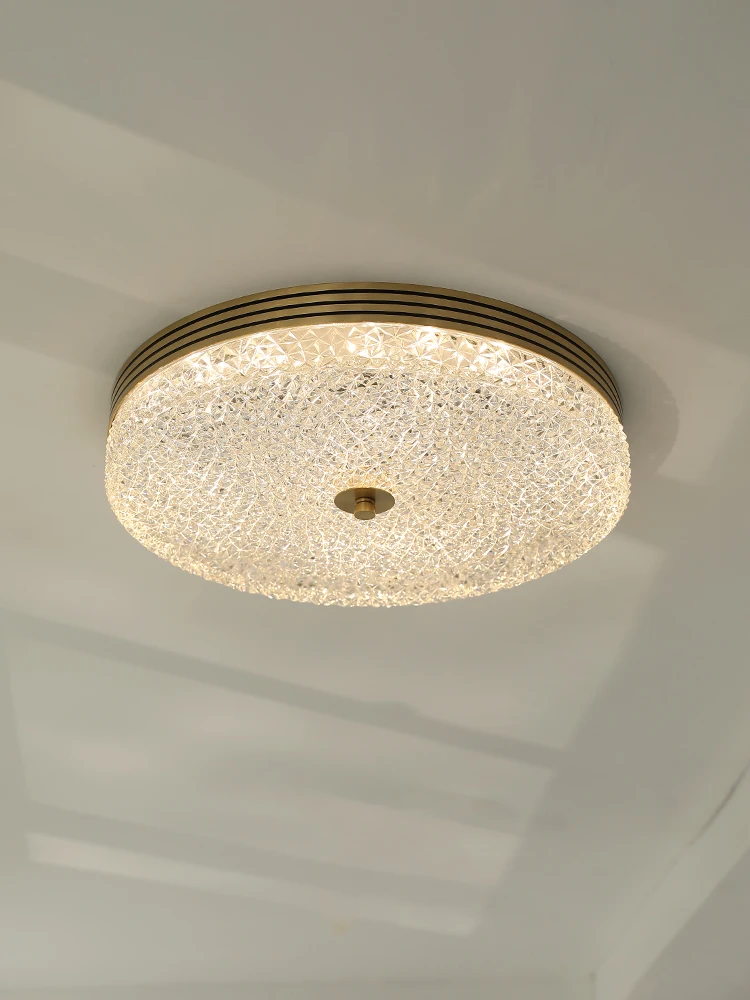 Потолочный светильник с роскошной золотой защитой для глаз, современный простой светильник для кабинета в спальне Изображение 3