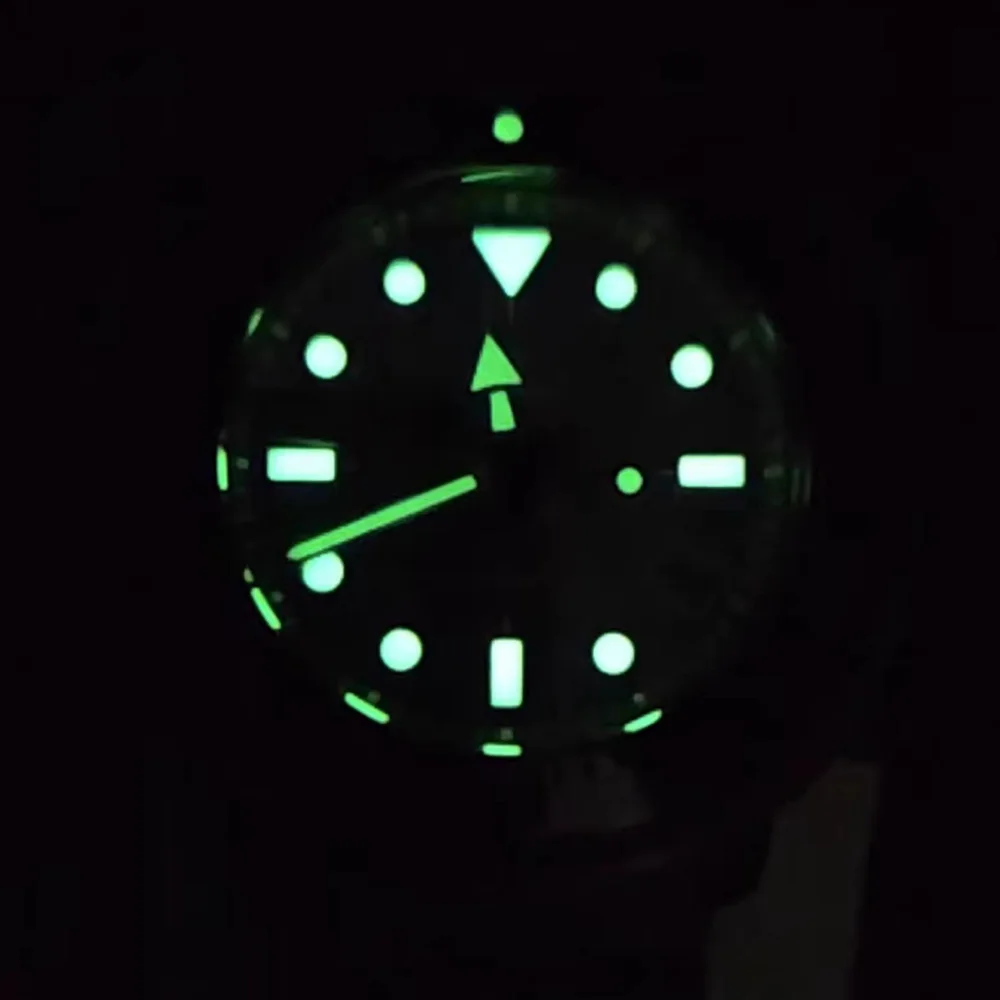 OUMASHI 42 мм Мужские часы с консервированным тунцом Night Glow NH35 Sport Mod Со Стерильным циферблатом Мужские Повседневные часы Изображение 5