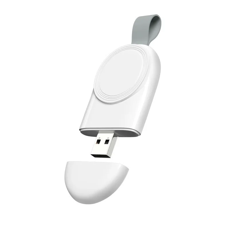 Портативное USB-зарядное устройство для часов Магнитное беспроводное зарядное устройство для Apple Watch 49 мм Ultra 8 7 6 41 45 мм Адаптер беспроводной быстрой зарядки Изображение 1