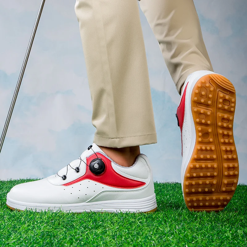 Новая роскошная мужская и женская обувь для гольфа, профессиональная мужская обувь для гольфа, Мужская обувь для гольфа, Мужская обувь для гольфа, Размер 36-47 Изображение 1