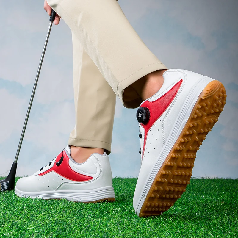 Новая роскошная мужская и женская обувь для гольфа, профессиональная мужская обувь для гольфа, Мужская обувь для гольфа, Мужская обувь для гольфа, Размер 36-47 Изображение 2