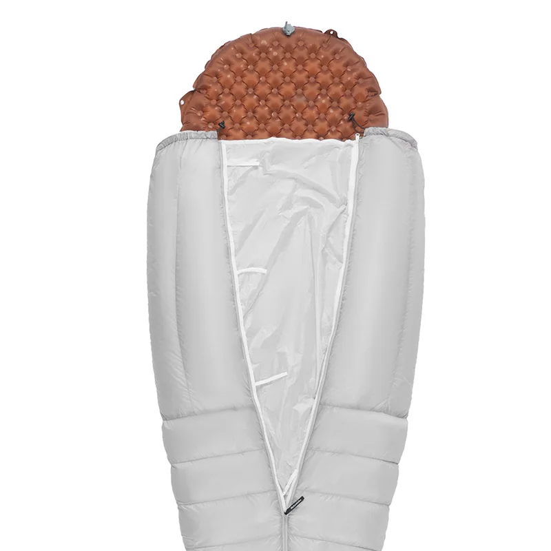 Naturehike Extra Light 750FP Спальный мешок из белого утиного пуха для кемпинга на открытом воздухе, многоцелевые зимние одноместные спальные мешки с утолщением Изображение 4